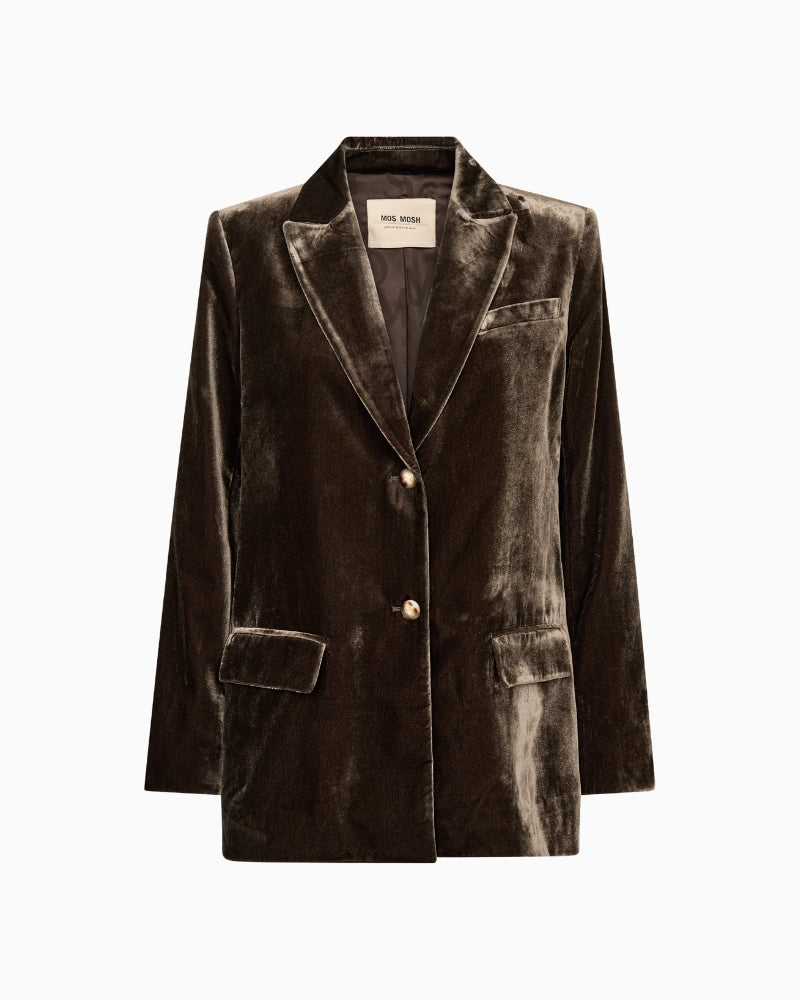 Mos Mosh Emery Vera Blazer in brown front view