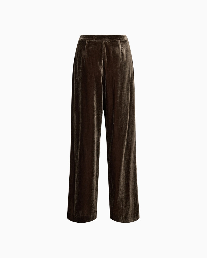 Mos Mosh Leya Vera Pant in brown back view