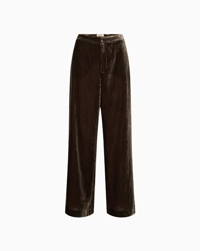 Mos Mosh Leya Vera Pant in brown front view