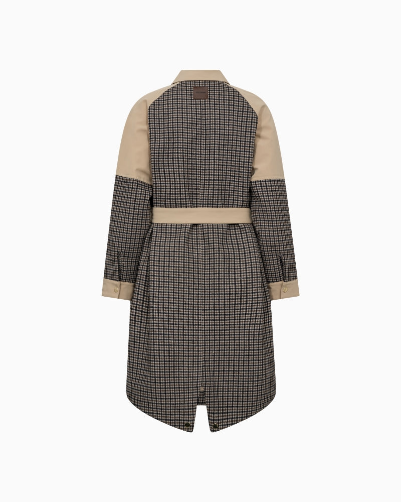 Mos Mosh Lilly Check Jacket in Check back view