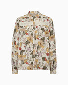 Mos Mosh MMBell Flowwa Shirt ecru front view