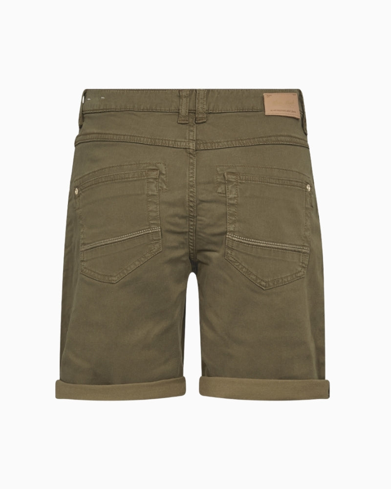 Mos Mosh Naomi Treasure Shorts burnt olive back view