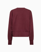Mos Mosh Nima Sweatshirt in Port back view