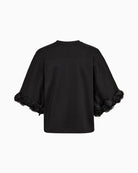 Mos Mosh Rosette Tee in black back view