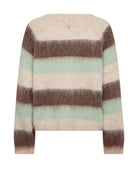 Mos Mosh Suvi Stripe Knit in Beige back view