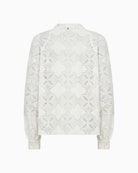 Mos Mosh Tamlyn Lace Blouse in Ecru back view