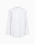 Mos Mosh Winola Cotton Twil Shirt in White front view
