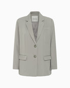 Front view of Disa Emmy blazer in Moon Mist by My Essential Wardrobe