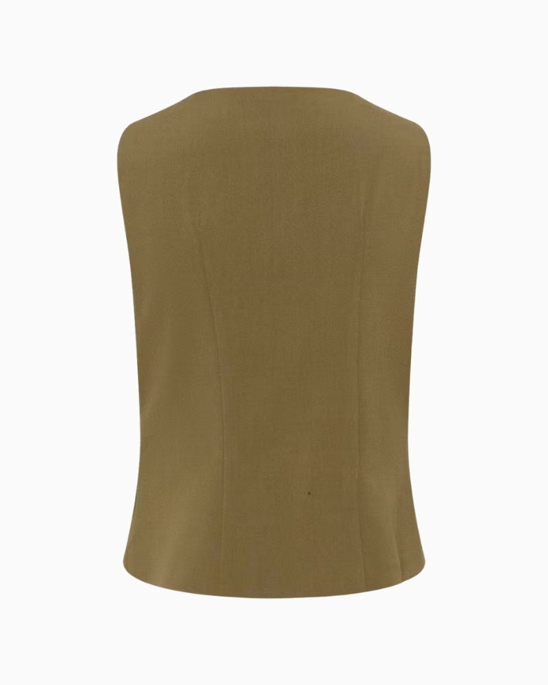 My Essential Wardrobe Hace top back view white background – Áines Boutique