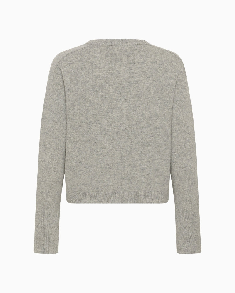 My Essential Wardrobe knit cardigan back view – Áines Boutique