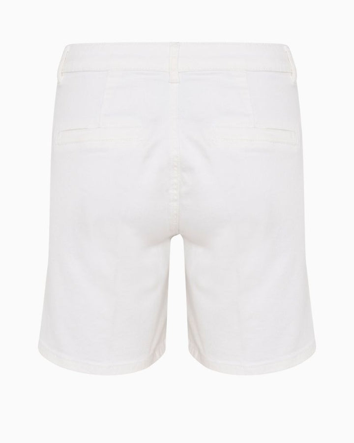 Back view of My Essential Wardrobe relaxed fit denim shorts with classic detailing