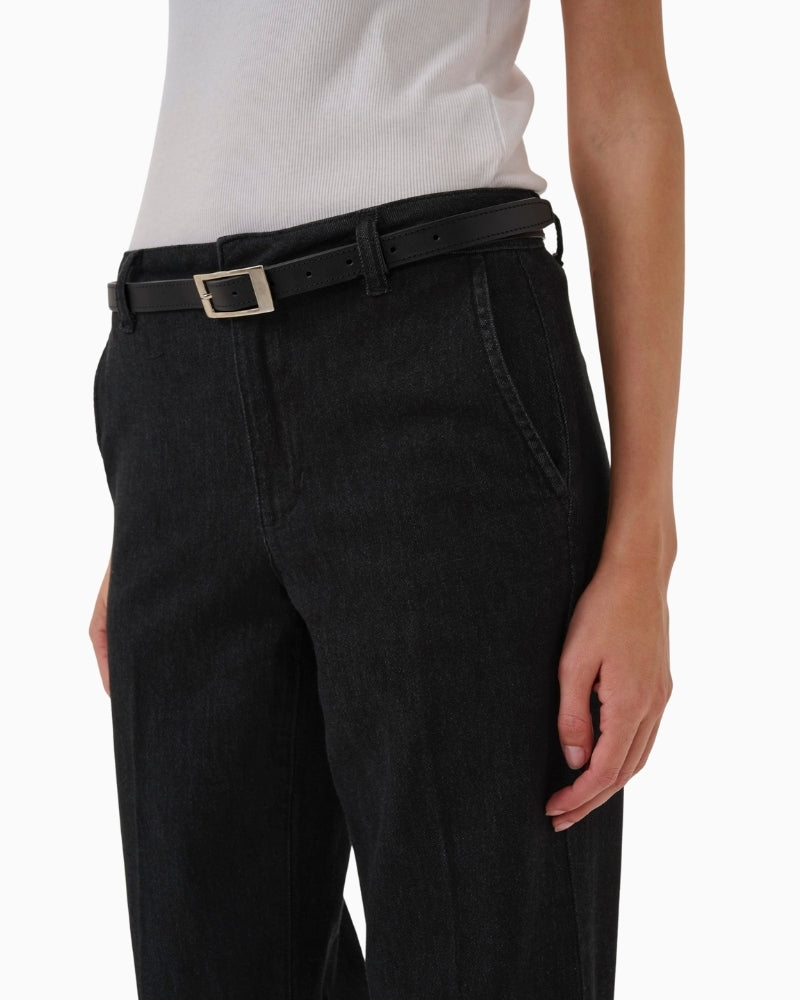 My Essential Wardrobe Lara 115 jeans mid-rise waist detail – Áines Boutique