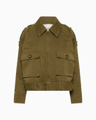 My Essential Wardrobe Lyon cropped coat front view – Áines Boutique