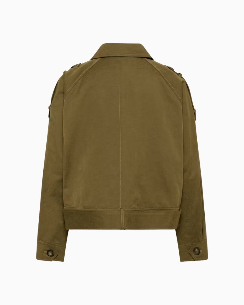 My Essential Wardrobe Lyon jacket back view – Áines Boutique