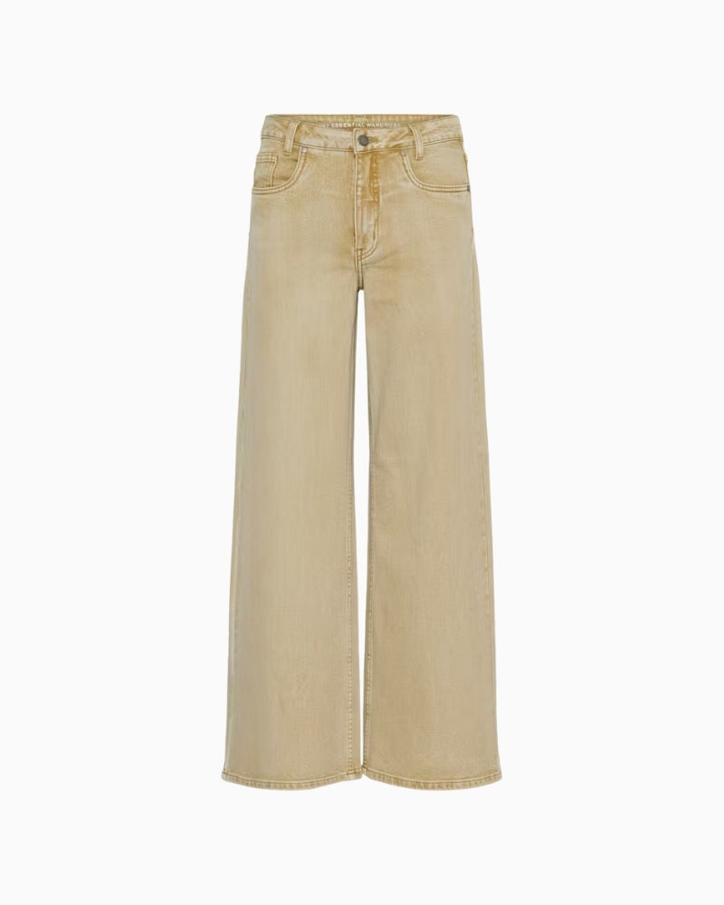 My Essential Wardrobe Nielle wide-leg jeans front view – Áines Boutique