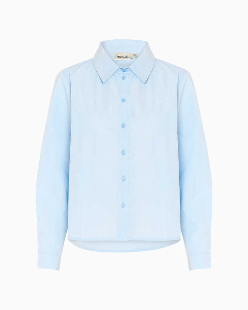 My Essential Wardrobe organic cotton shirt front view – Áines Boutique