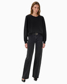 My Essential Wardrobe soft modal blend sweatshirt fabric detail – Áines Boutique