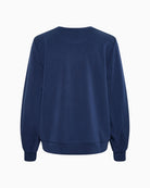 My Essential Wardrobe hip length sweat blouse back view – Áines Boutique