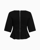 My Essential Wardrobe Apir T-Shirt in Black back view