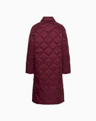 My Essential Wardrobe CarinePW Outerwear in Port back view