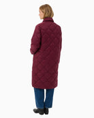 My Essential Wardrobe CarinePW Outerwear in Port back view
