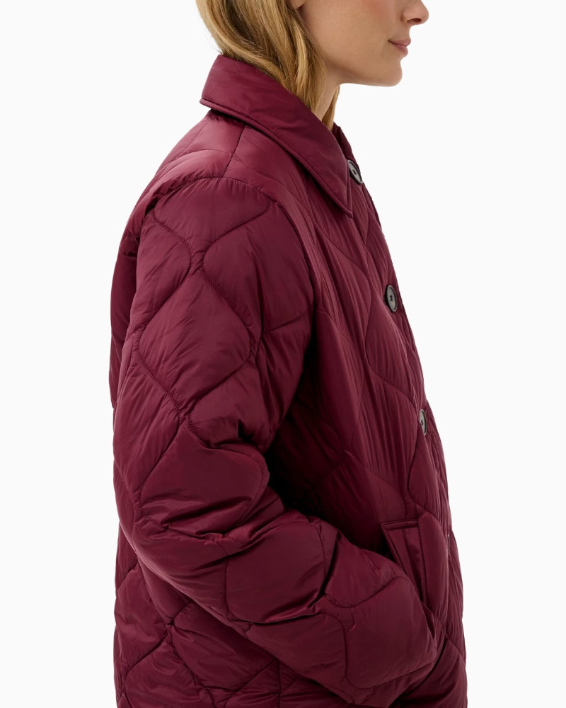 My Essential Wardrobe CarinePW Outerwear in Port side view