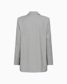My Essential Wardrobe Hanna Blazer light grey melange back flat view