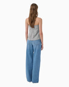 My Essential Wardrobe Hanna Corsage light grey back view