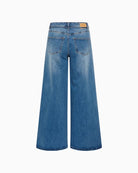 My Essential Wardrobe Karo 144 Mid X-Wide Jeans blue wash back view