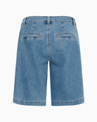 My Essential Wardrobe Lara denim shorts back view