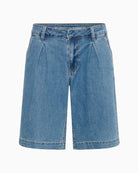 My Essential Wardrobe Lara denim shorts front view