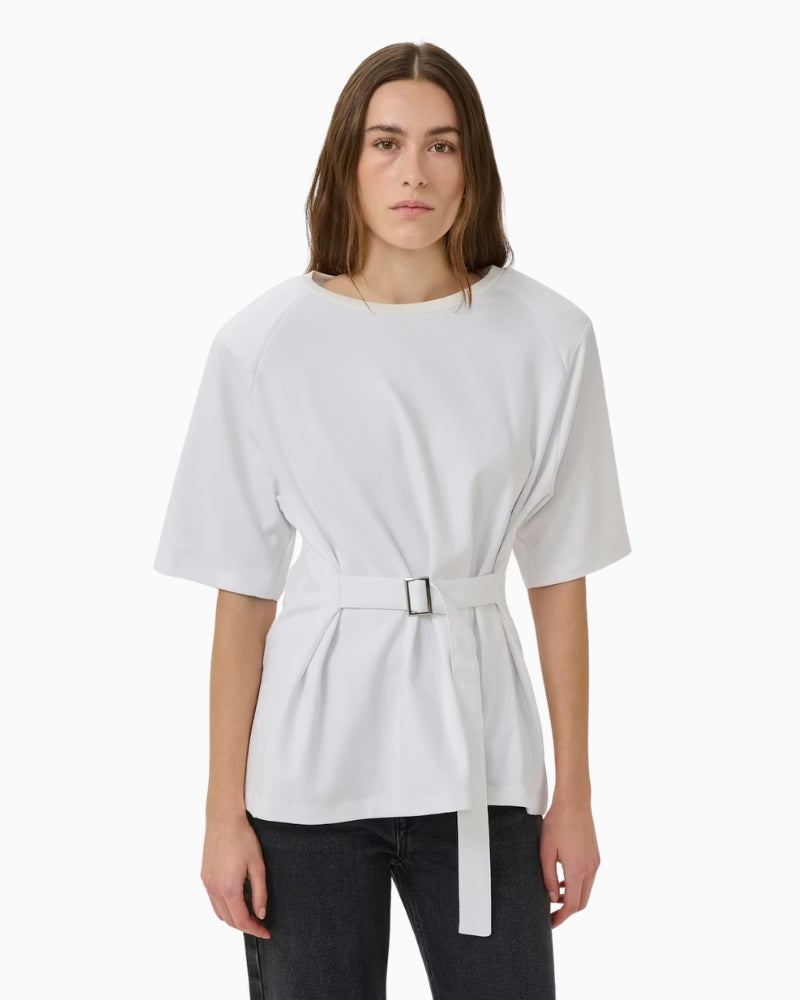 My Essential Wardrobe MWApir T-shirt white front view