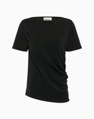 My Essential Wardrobe MWHelle Blouse black fabric flat lay front view