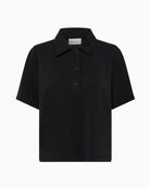 My Essential Wardrobe MWHelle Polo Tee front view