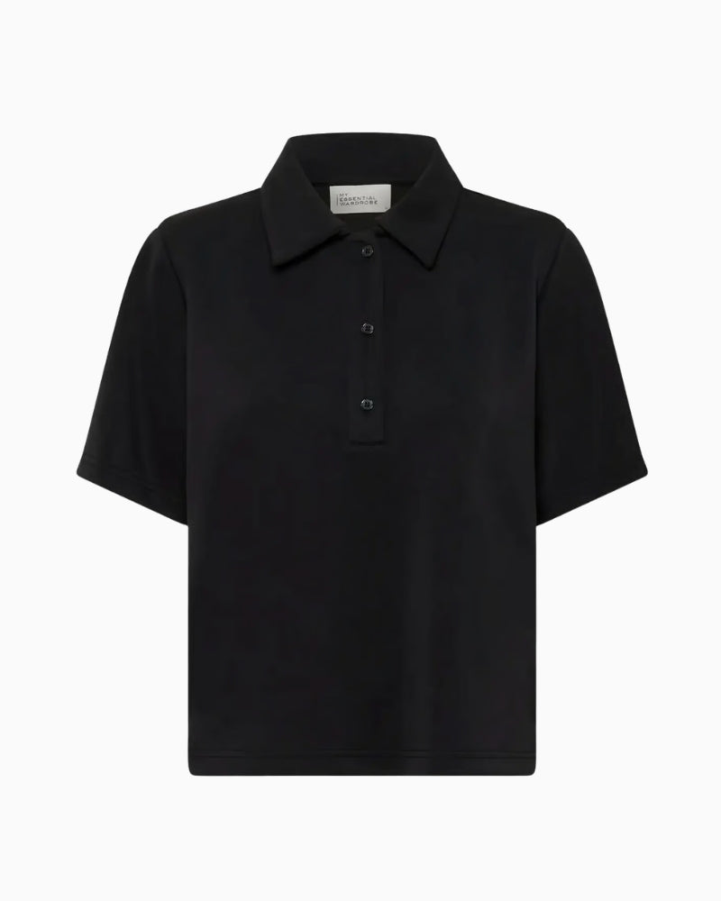 My Essential Wardrobe MWHelle Polo Tee front view