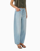 My Essential Wardrobe MWLucy Barrel Jeans light denim side view