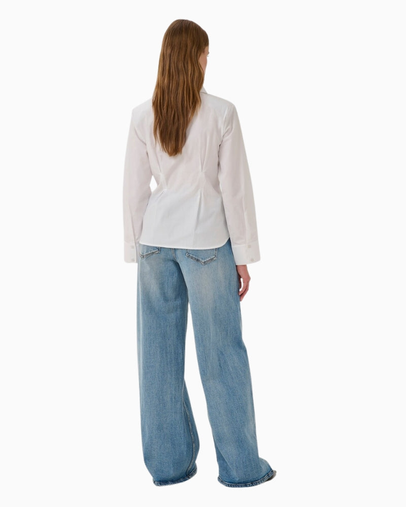 My Essential Wardrobe MWSunna Blouse white back view