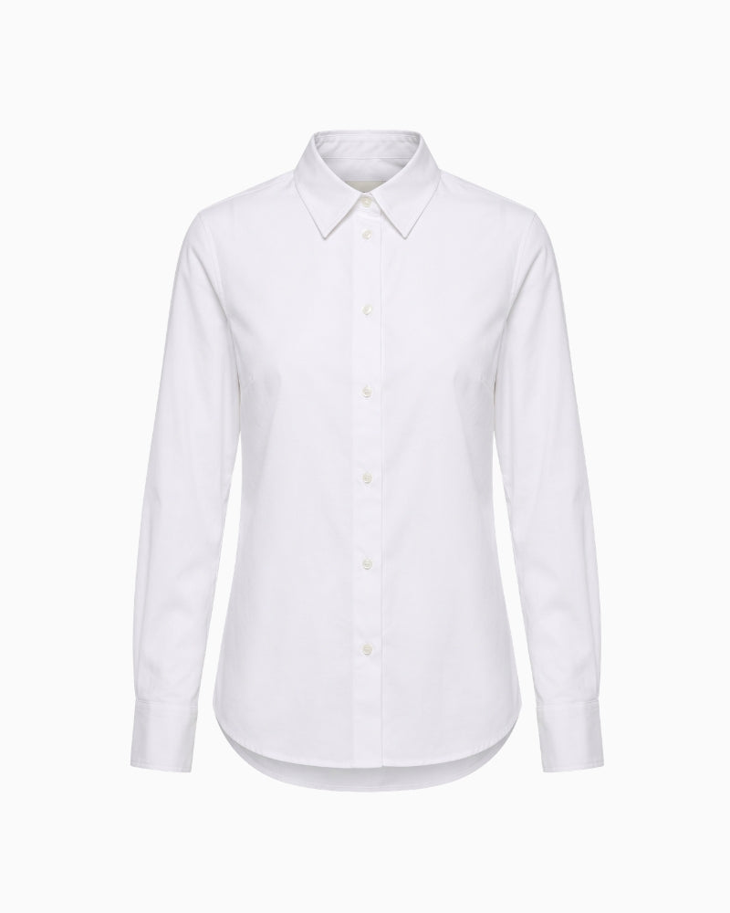 My Essential Wardrobe MWSunna Blouse white front view
