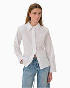 My Essential Wardrobe MWSunna Blouse white front view