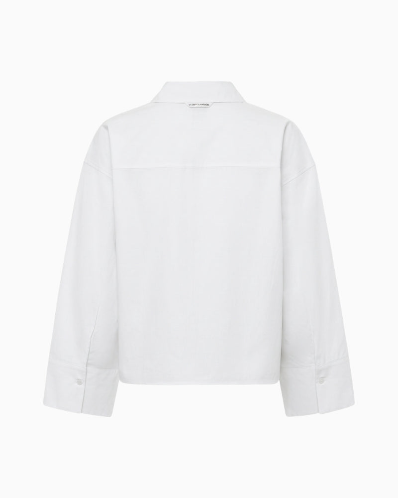 My Essential Wardrobe MWSunna shirt white back view