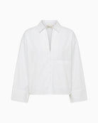 My Essential Wardrobe MWSunna shirt white front view