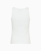My Essential Wardrobe Mandy white tank top back view