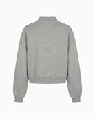 My Essential Wardrobe MetaMW Sweatshirt in light grey back view