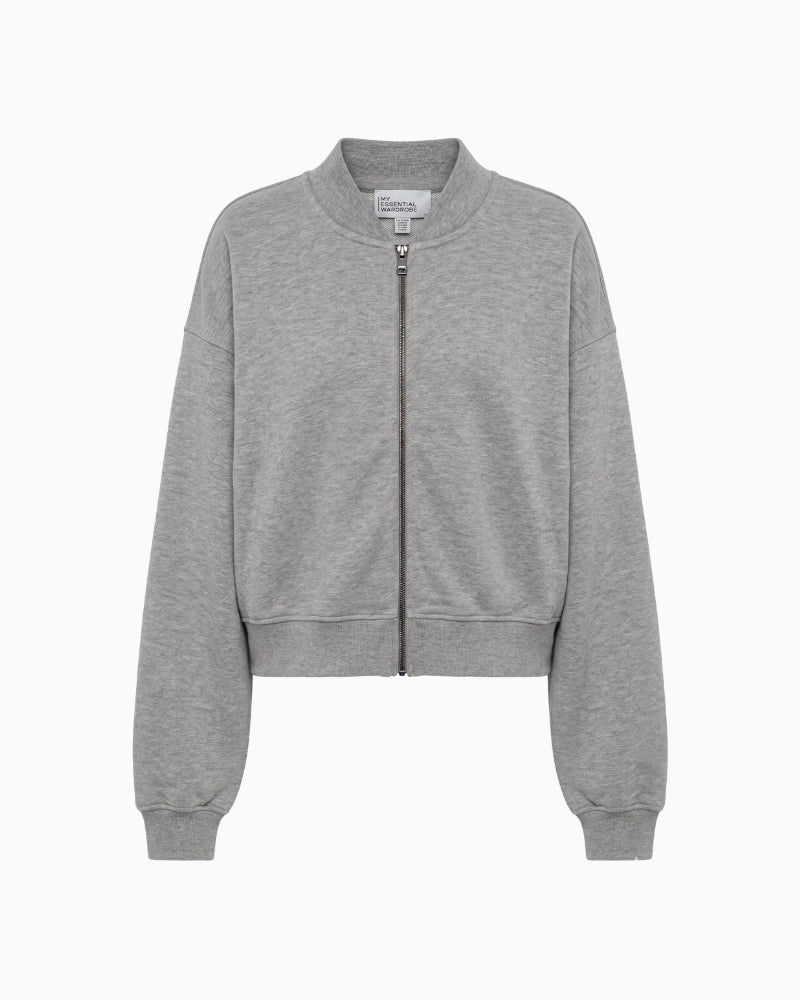 My Essential Wardrobe MetaMW Sweatshirt in light grey front view
