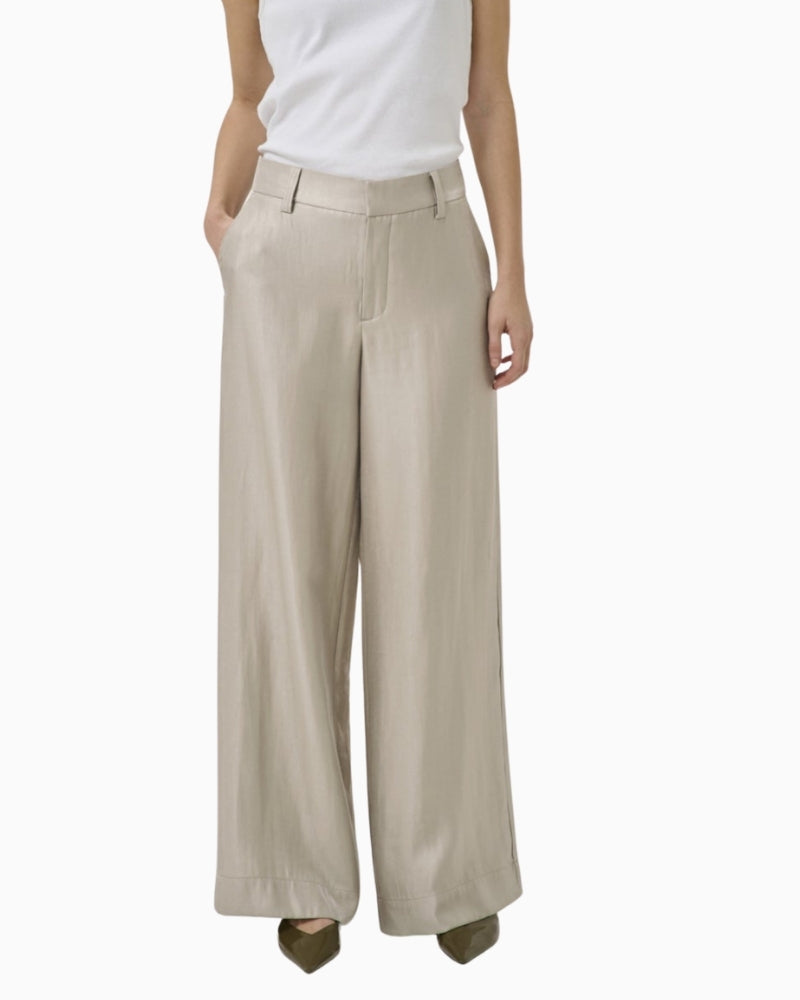 My Essential Wardrobe Moonstruck wide leg trousers front view