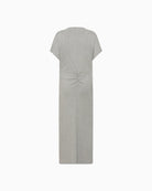My Essential Wardrobe Nupti dress light grey flat lay back view