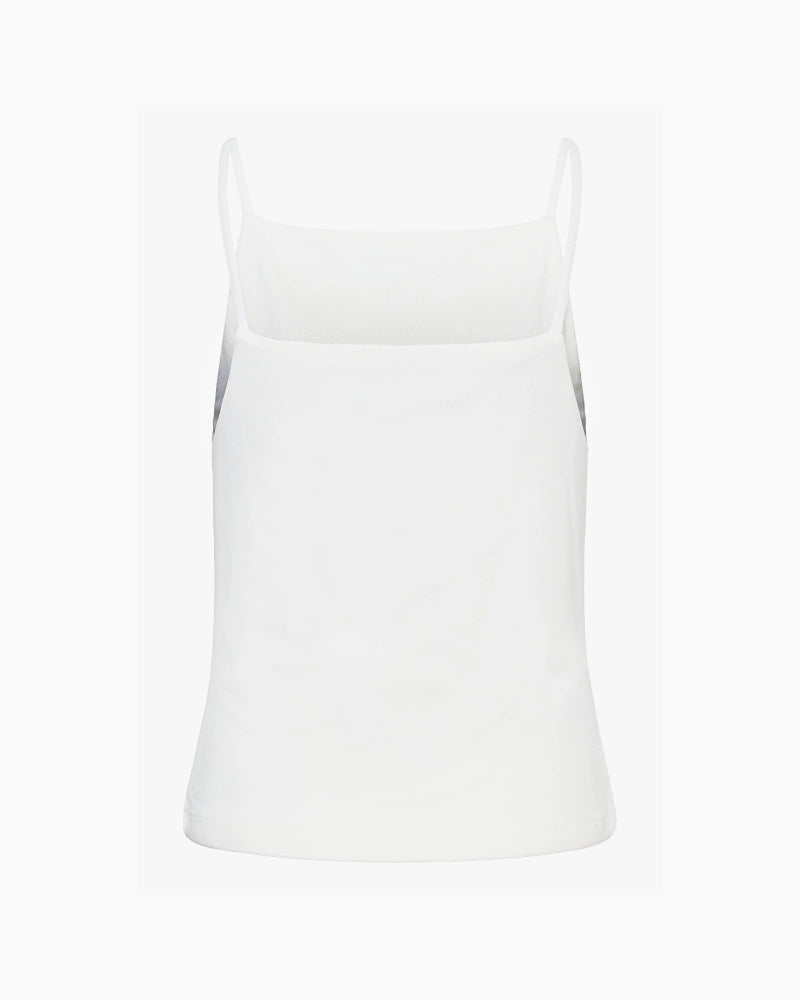 My Essential Wardrobe Nupti top in white back view