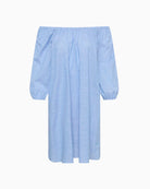 My Essential Wardrobe Skye dress in blue back view