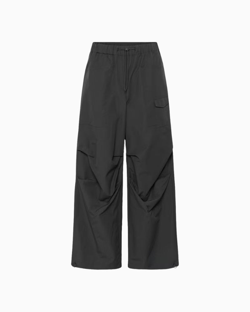 My Essential Wardrobe Tasma Track Pant dark grey waistband detail
