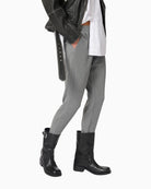 My Essential Wardrobe The Sweat Pant in Grey side view